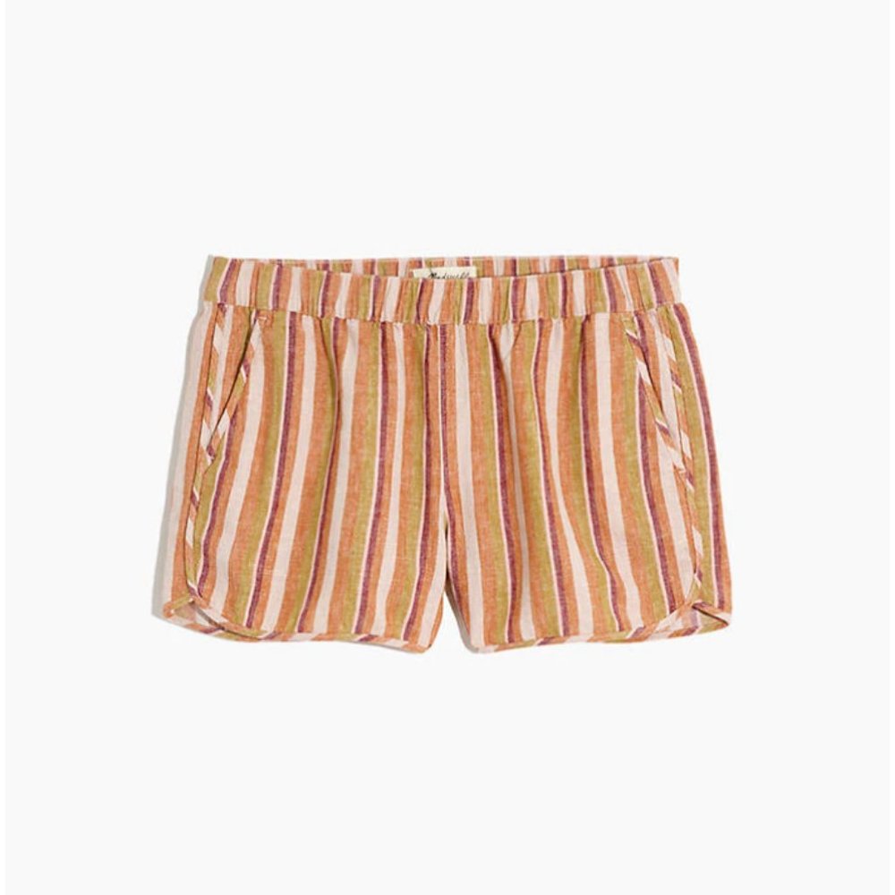 Madewell Linen-Cotton Pull-On Shorts
